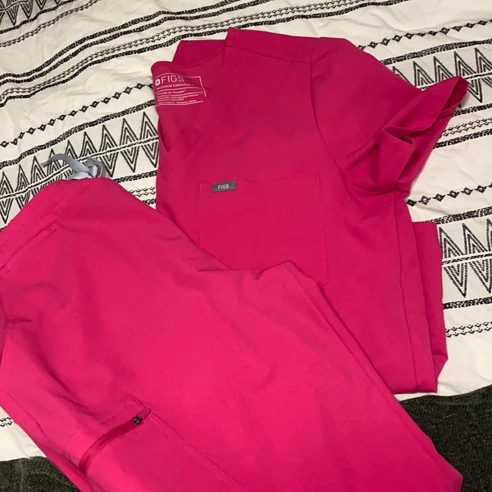 Figs scrubs: limited edition- Shocking Pink